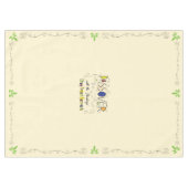 Pascha 60/84" Tafelkleed "Passover Chag Sameach" (Voorkant (Horizontaal))