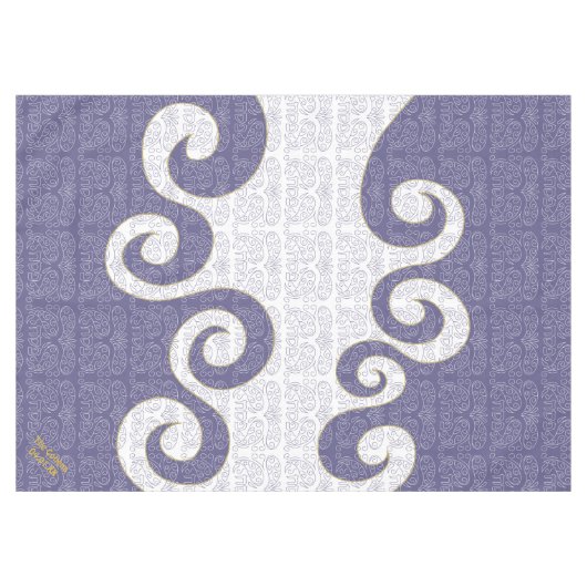 Pascha 60/84" Tafelkleed "Passover Parting Zee" (Voorkant (Horizontaal))