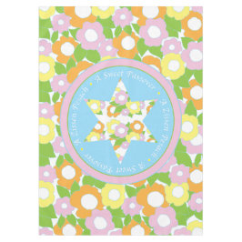 Pascha 60" x 84" tafelkleed "Een lief pascha"