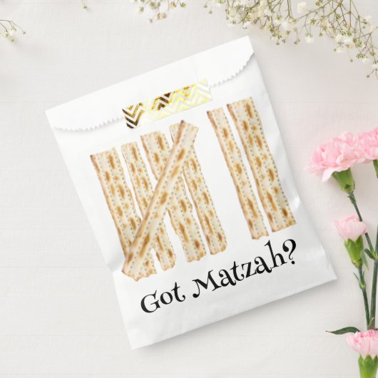 Pascha 7 Days Got Matzah? Goodie Favor Bag Bedankzakje (Gezegeld)