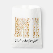 Pascha 7 Days Got Matzah? Goodie Favor Bag Bedankzakje (Voorkant)