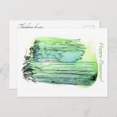 Pascha, als we niet samen kunnen zijn Groen Woud Briefkaart (Voorkant / Achterkant)