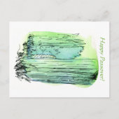 Pascha, als we niet samen kunnen zijn Groen Woud Briefkaart (Voorkant)
