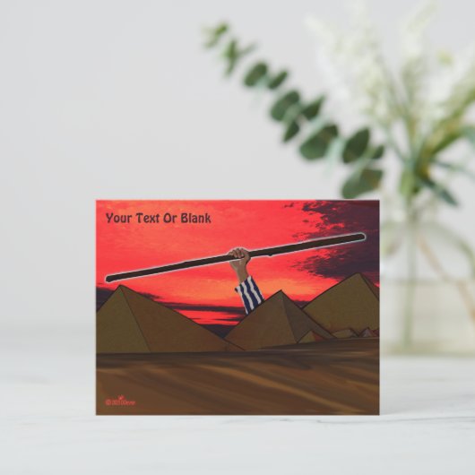 Pascha - Bevrijding Briefkaart (Staand voorkant)