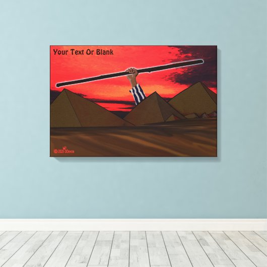 Pascha - Bevrijding Canvas Afdruk (Insitu (Houten vloer))