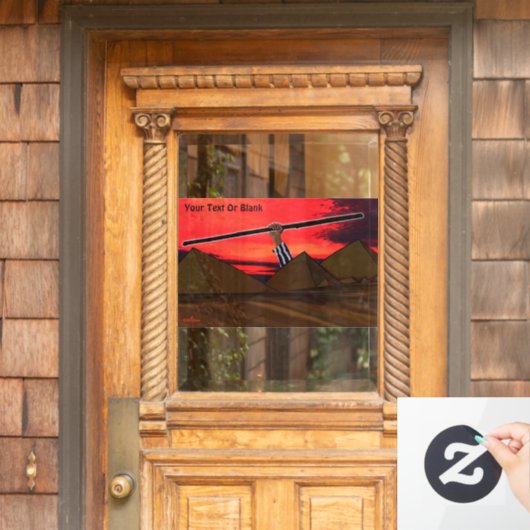 Pascha - Bevrijding Raamsticker (Huis Deur)