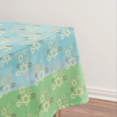 Pascha Blauwe en Groene Ster van David Tafelkleed (Voorbeeld)