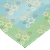 Pascha Blauwe en Groene Ster van David Tafelkleed (Gekanteld)