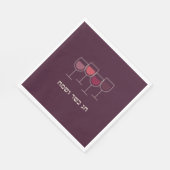 Pascha Chag Kasher V'Sameach Wijnbeker Servet (Hoek)