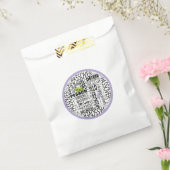 Pascha "Dayenu en meer..." Goodie Favor Bag Bedankzakje (Gezegeld)