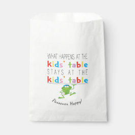 Pascha "De Kinderen tafel" Goodie Favor Bag Bedankzakje