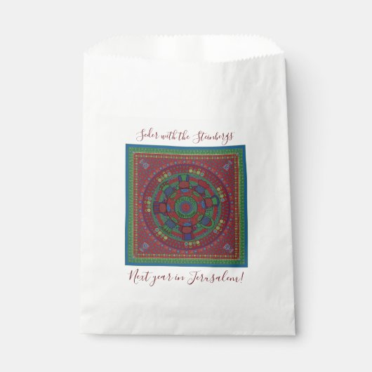 Pascha De Seder Tafel Afikomen Party Favor Bag Bedankzakje (Voorkant)