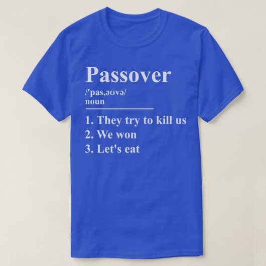 Pascha Definitie 2 T-shirt (Design voorkant)
