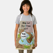 Pascha die de kikkers eruit liet schort (Insitu)