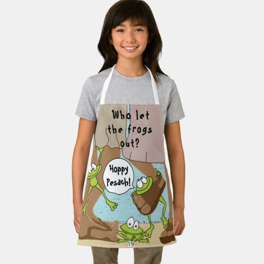 Pascha die de kikkers eruit liet schort (Insitu)