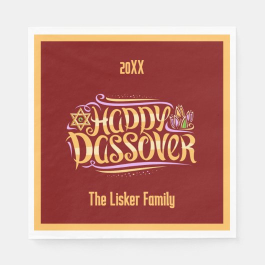 Pascha-familie Servet (Voorkant)