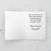 Pascha Funny 7 Dagen van Pascha Kaart (Binnen)