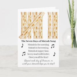 Pascha Funny 7 Dagen van Pascha Kaart