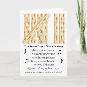 Pascha Funny 7 Dagen van Pascha Kaart