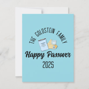 Pascha Gepersonaliseerde familienaam Briefkaart