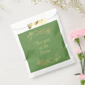 Pascha "Gold Jerusalem" Goodie Favor Bag Bedankzakje (Gezegeld)