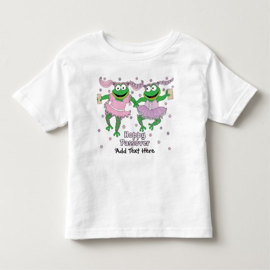 Pascha "Hoppy Pesach" Shirt 2-6T (Voorkant)