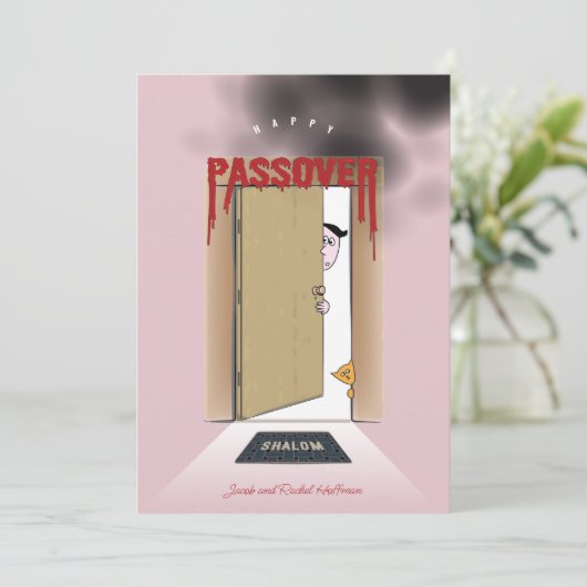 Pascha House Flat Holiday Kaart (Staand voorkant)