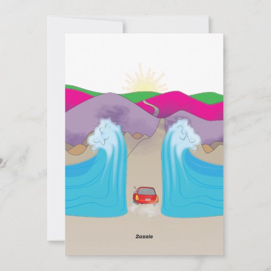 Pascha House Flat Holiday Kaart (Achterkant)