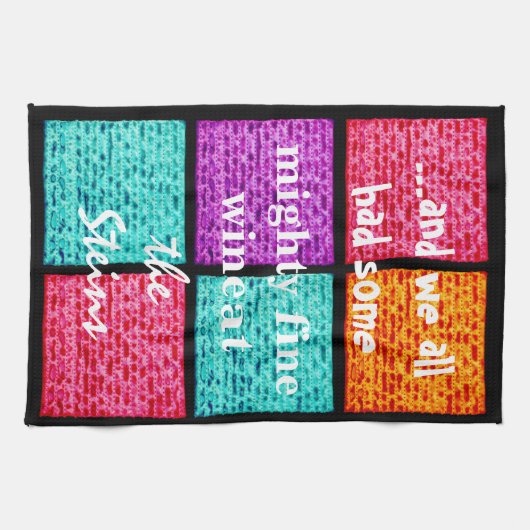 Pascha Kleurrijke Matzahs Keukenhanddoek (Horizontaal)