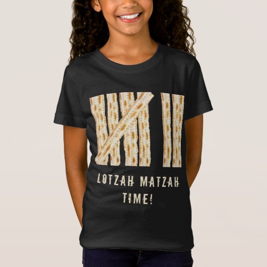 Pascha Lotzah Matzah 7 dagen T-shirt (Voorkant)