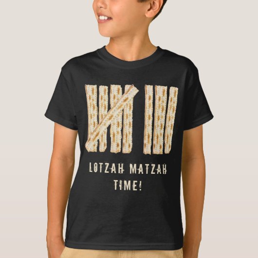 Pascha Lotzah Matzah 8 dagen T-shirt (Voorkant)