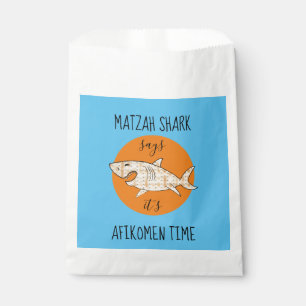 Pascha Matzah Shark Afikomen Party Favor Bag Bedankzakje