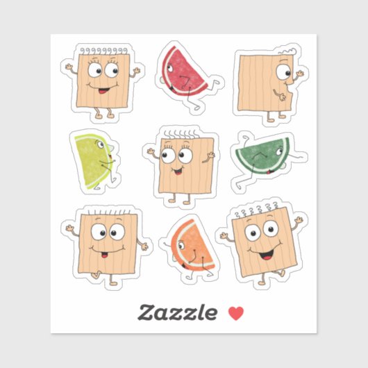 Pascha Matzah/Snoep Custom Shaped Stickers (Vel)