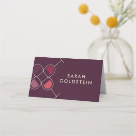 Pascha Moderne Paarse Chag Sameach Plaatskaarten Plaatskaartje