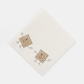 Pascha-napkings | Schattigee en stijlvolle Matzah Servet (Hoek)