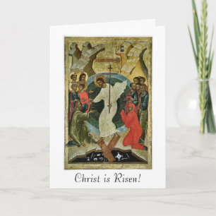 Pascha Paasorthodox Christelijk Icoon Vakantie Kaart