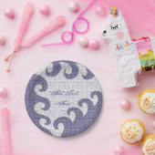 Pascha Papier Bord Gold Star/Paarse (Feest)