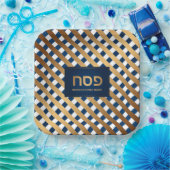 Pascha Seder Diner Elegant Hebreeuws Gepersonalise Papieren Bordje (Feest)