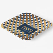 Pascha Seder Diner Elegant Hebreeuws Gepersonalise Papieren Bordje (Gebogen)