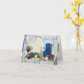 Pascha Seder Kaart (Gele Bloem)