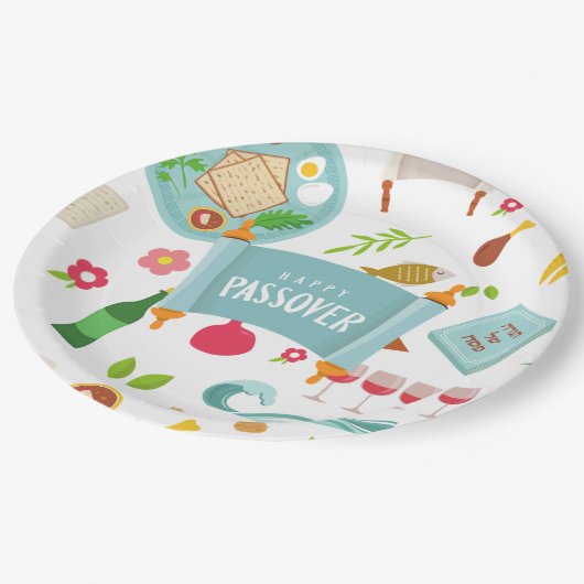 Pascha Seder Paper Bord (Gekanteld)