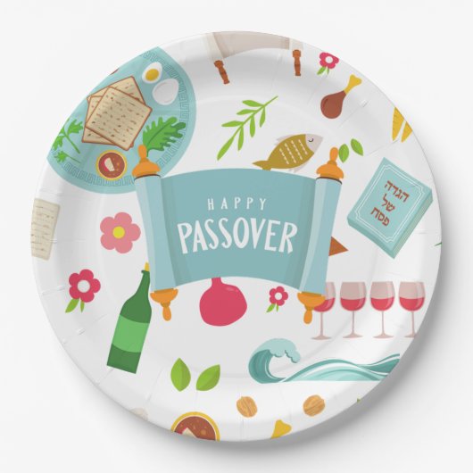 Pascha Seder Paper Bord (Voorkant)