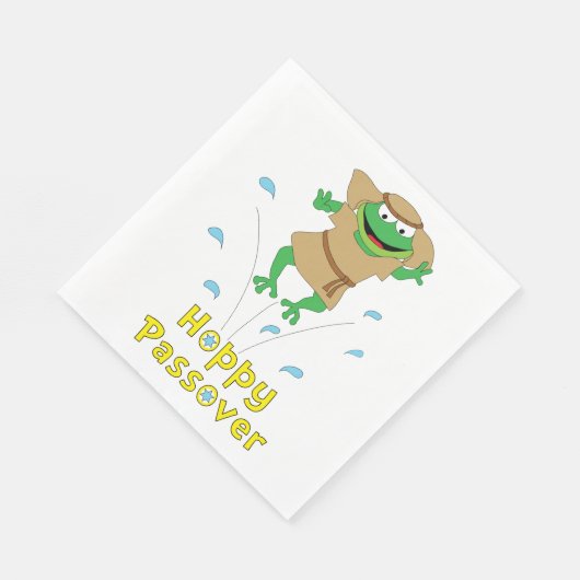 Pascha servetten standaard "Hoppy Pascha" (Hoek)