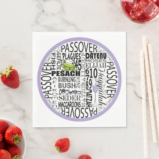 Pascha Standaard servetten "Dayenu & meer" (Insitu)