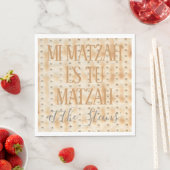 Pascha Standaard servetten Mi Matzah Patroon (Insitu)