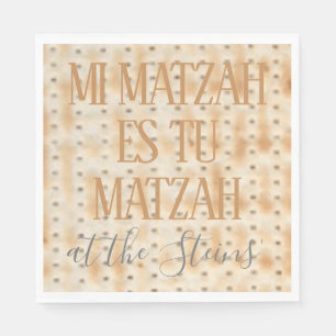 Pascha Standaard servetten Mi Matzah Patroon