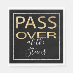 Pascha Standaard servetten Pascha Goud Patroon