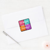 Pascha Sticker Square Funny Matzahs (Envelop)