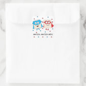 Pascha Sticker Square "Matzoh, Matzoh Mannen!" (Tas)