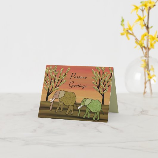 Pascha Vrede Kaart (Gele Bloem)